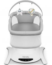 Шезлонг-гойдалка Lionelo Bella Rocker Set Grey Concrete